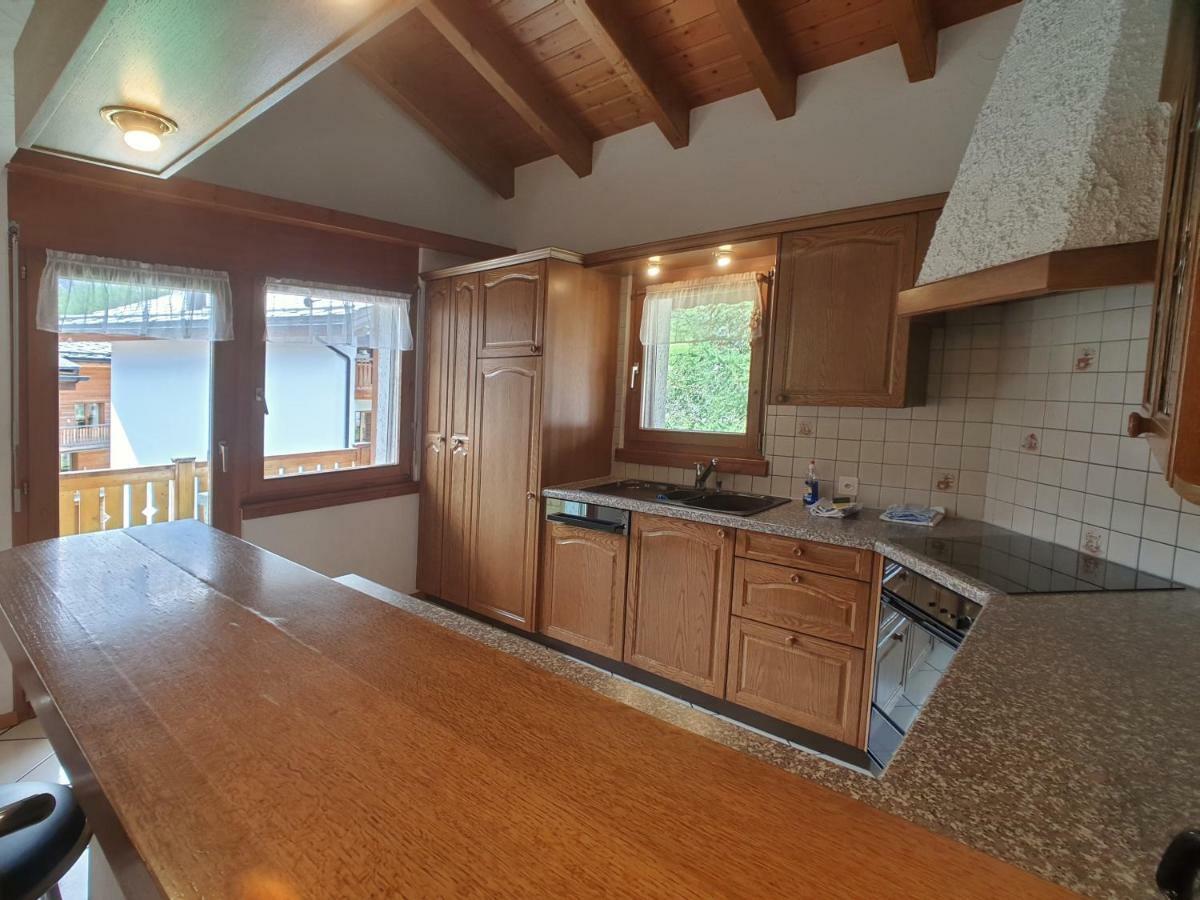 Apartment Etzel Saas Fee Eksteriør billede